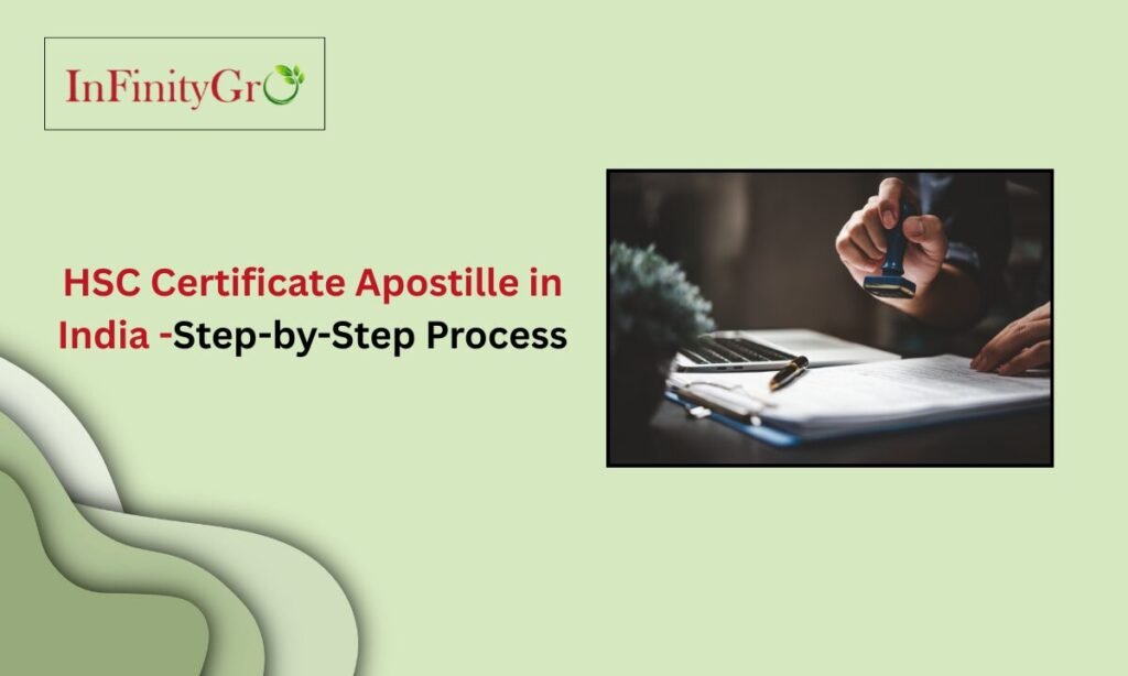 HSC Certificate Apostille in India