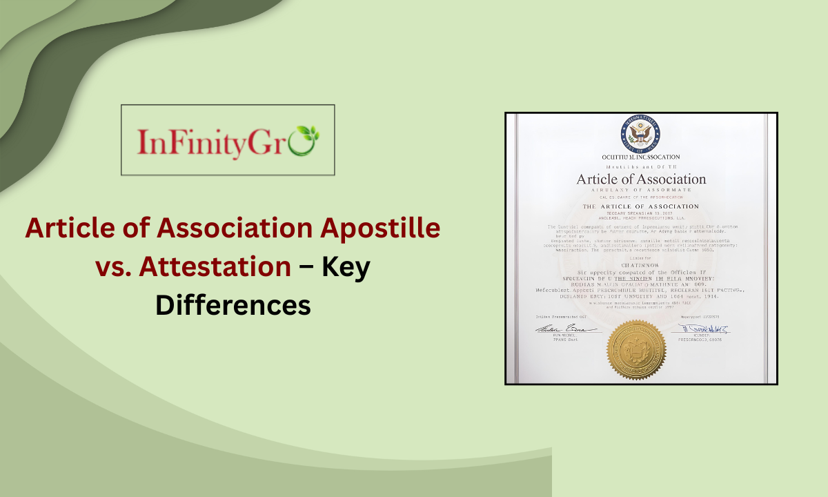 Articles of association apostille for company registration in Hungary