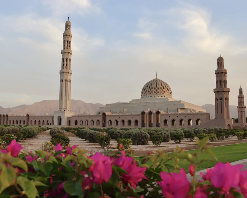 Sultan Qaboos Grand Mosque in Muscat, Oman